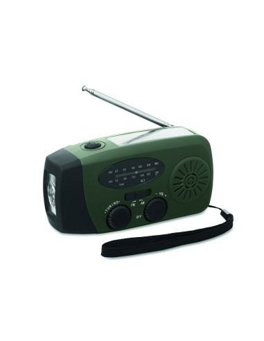 Radio portatile con torcia LED