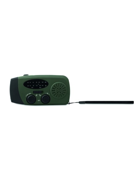 Radio portatile con torcia LED