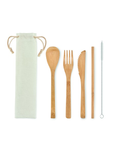 Set posate in bamboo