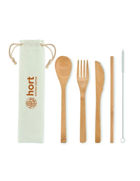 Set posate in bamboo