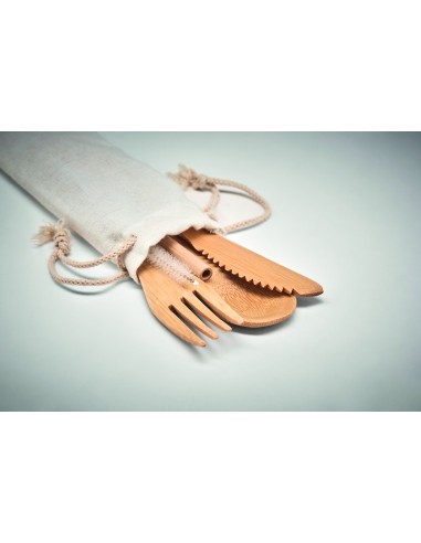 Set posate in bamboo