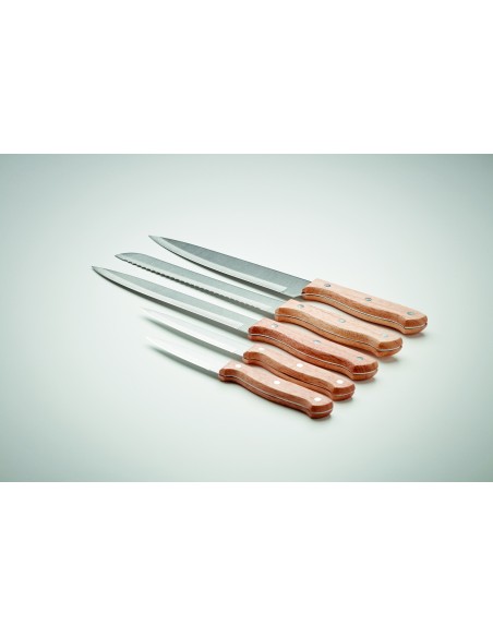 Set ceppo e 6 coltelli