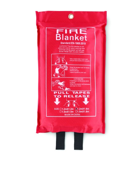 Coperta ignifuga in sacchetto di P