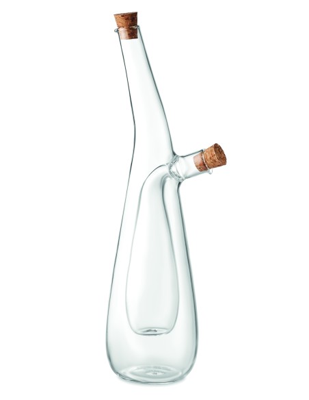 Bottiglia olio e aceto in vetro