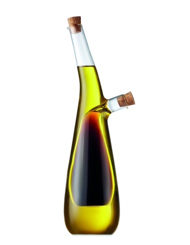 Bottiglia olio e aceto in vetro