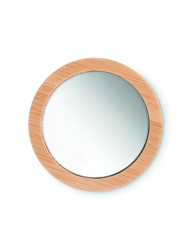 Specchio da trucco in bamboo