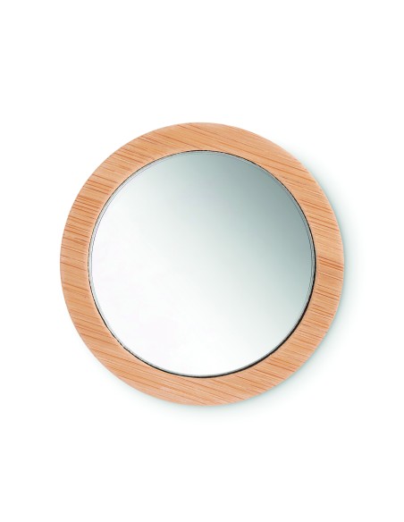 Specchio da trucco in bamboo