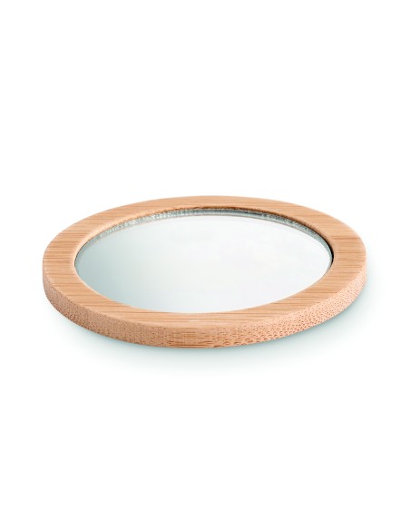 Specchio da trucco in bamboo