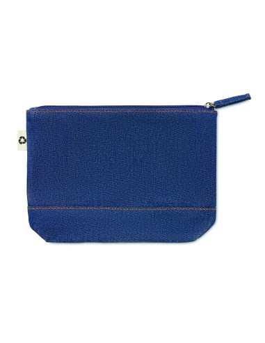 Trousse in denim riciclato