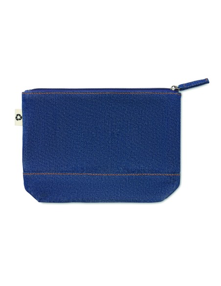 Trousse in denim riciclato