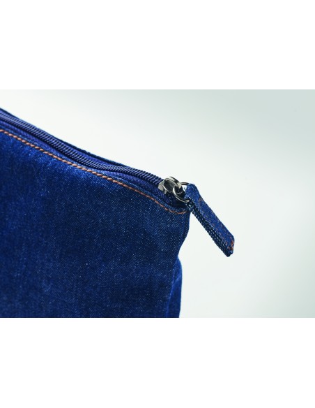 Trousse in denim riciclato