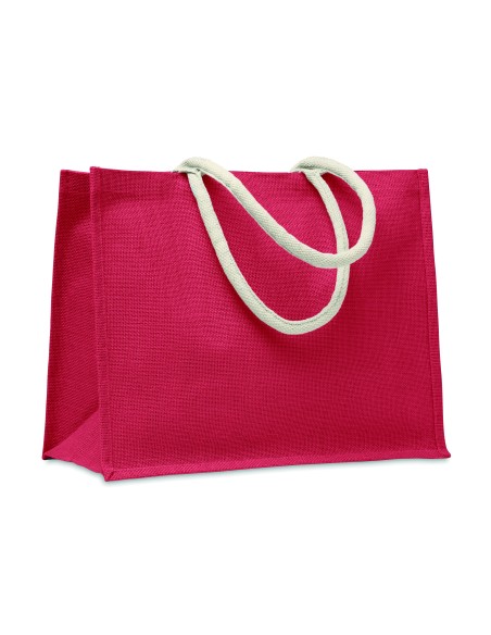 Borsa in iuta. Manici in cotone