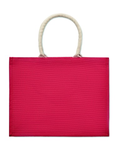 Borsa in iuta. Manici in cotone