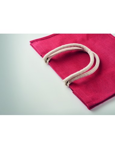 Borsa in iuta. Manici in cotone