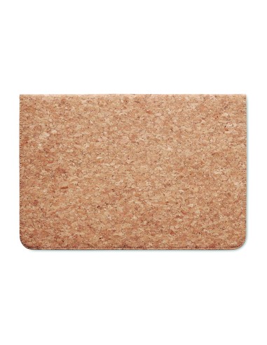 Porta laptop in sughero con patta