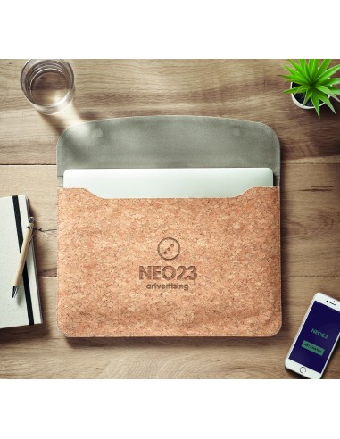 Porta laptop in sughero con pat