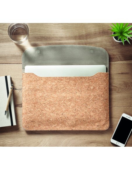 Porta laptop in sughero con pat