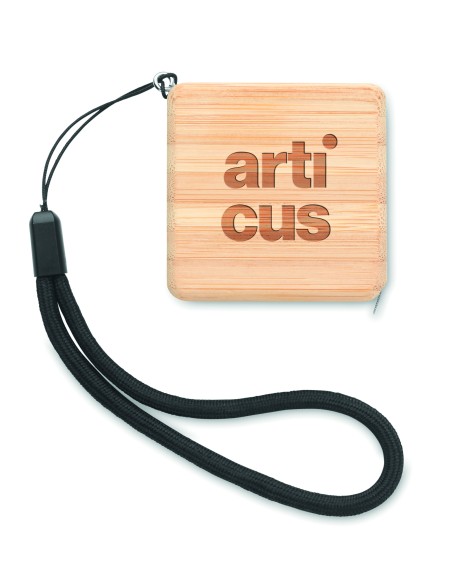 Metro retrattile in bamboo 1m