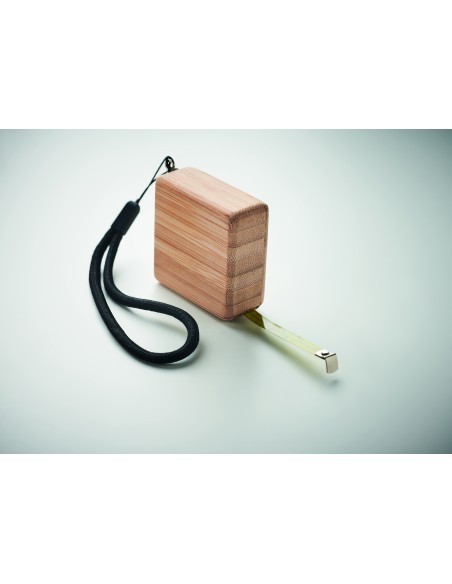 Metro retrattile in bamboo 1m