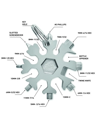 Set multiattrezzo in acciaio