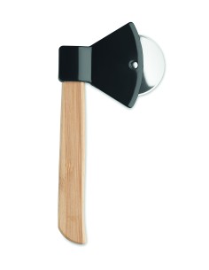 Tagliapizza con manico in bamboo