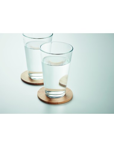 Set di 6 sottobicchieri di bamb