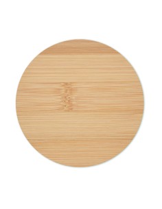 Sottobicchiere rotondo di bambo