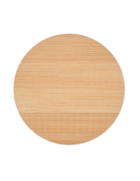 Sottobicchiere rotondo di bambo