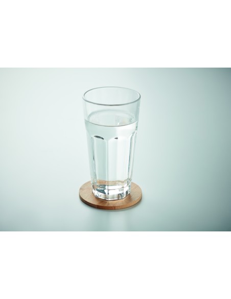 Sottobicchiere rotondo di bambo