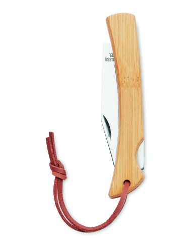 Coltello pieghevole in bamboo
