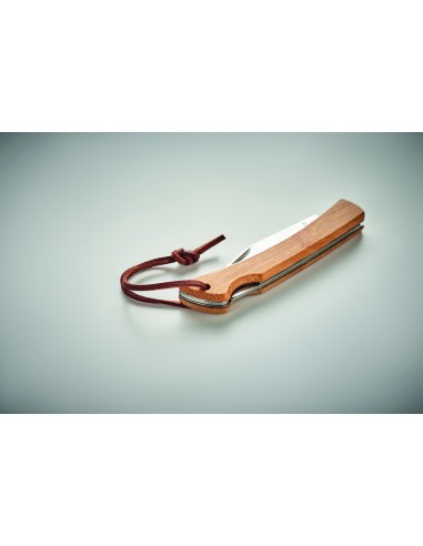 Coltello pieghevole in bamboo