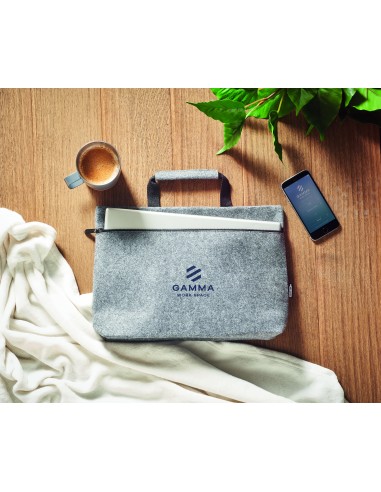 Borsa laptop in feltro RPET
