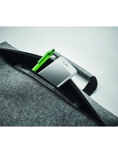 Borsa laptop in feltro RPET