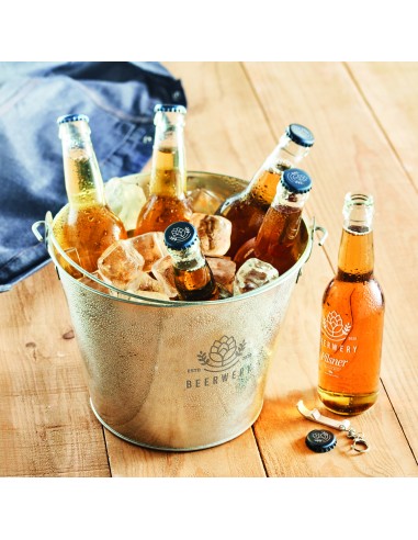 Secchiello da birra in metallo