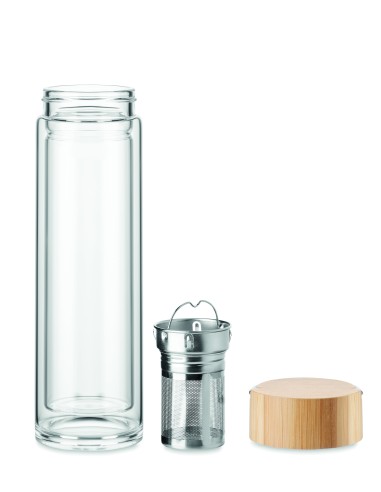 Bottiglia in vetro doppio strat