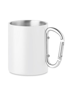 Tazza in metallo c/moschettone