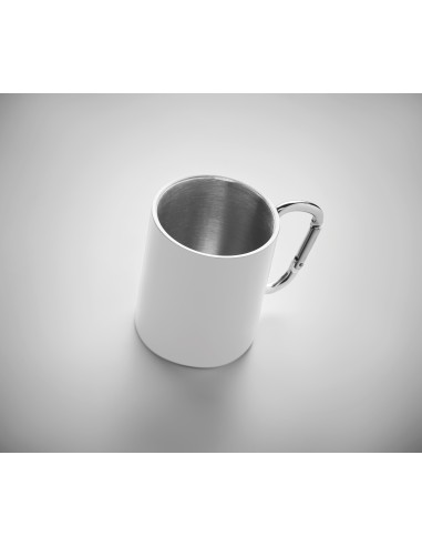 Tazza in metallo c/moschettone