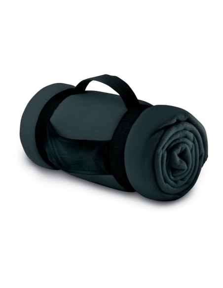 Coperta in pile con manico