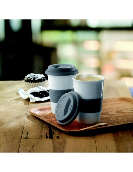 Tazza in ceramica e silicone