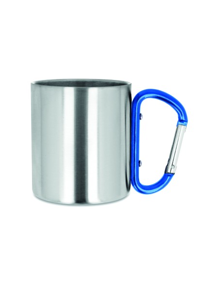 Tazza in metallo c/moschettone