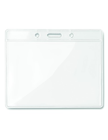 Porta badge trasparente 10x8cm