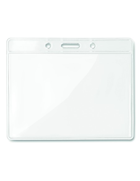 Porta badge trasparente 10x8cm