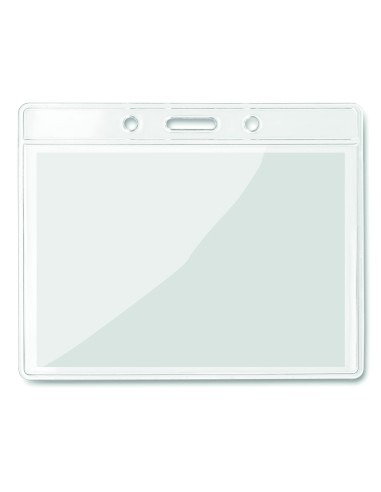 Porta badge trasparente 10x8cm