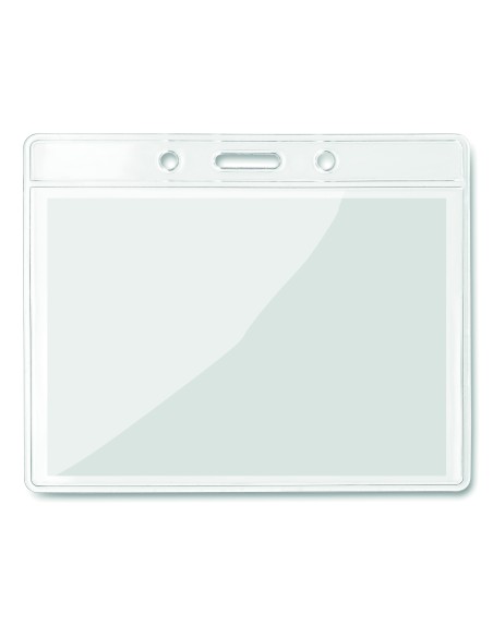 Porta badge trasparente 10x8cm