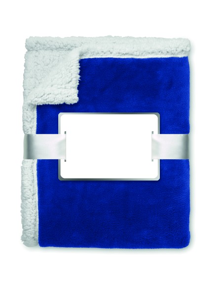 Coperta in pile e sherpa