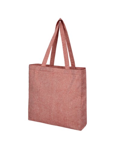 Tote bag con fondo ampio in tessuto riciclato 210 g/m² Pheebs - 13L