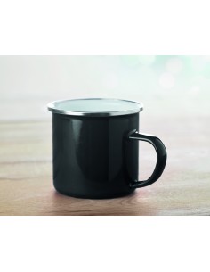 Tazza di metallo smaltato