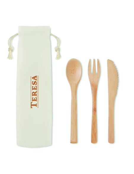 Set posate in bamboo