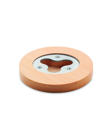 Apribottiglie e sottobicchiere