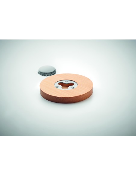 Apribottiglie e sottobicchiere